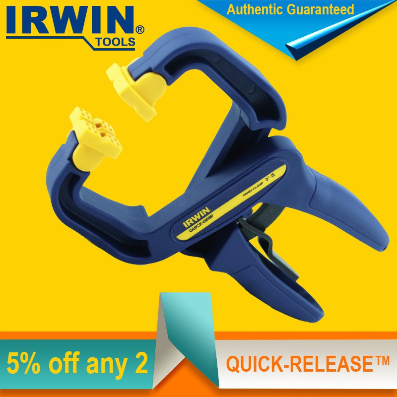 IRWIN Quick Grip HandiClamps for Gluing Parts [IRWQGC] Shopee Singapore