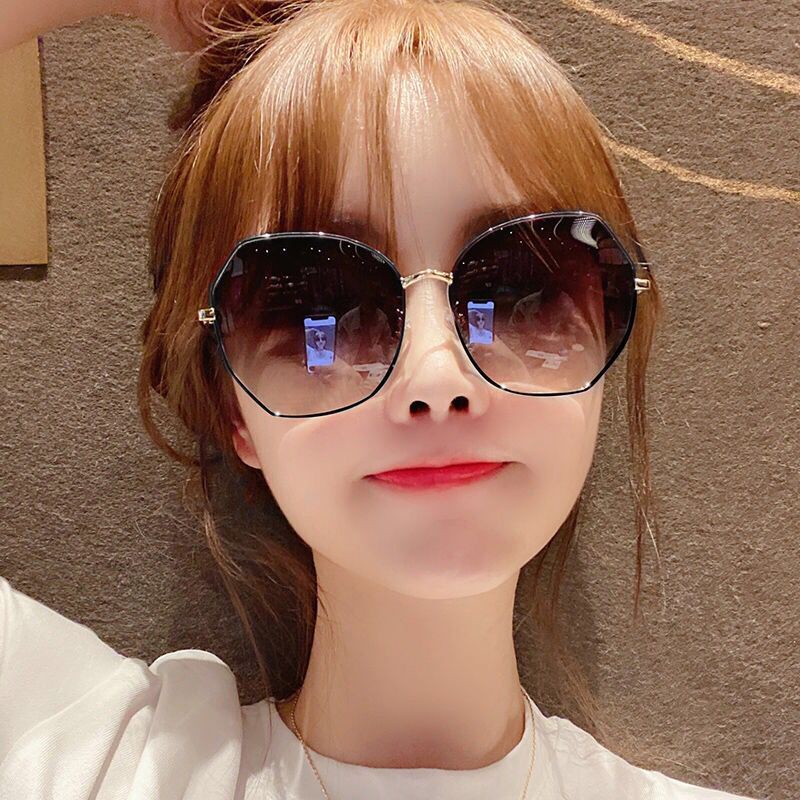 ◐new ins sunglasses female Korean version of the net red sunglasses GM  sunglasses anti-ultraviolet glasses | Shopee Singapore