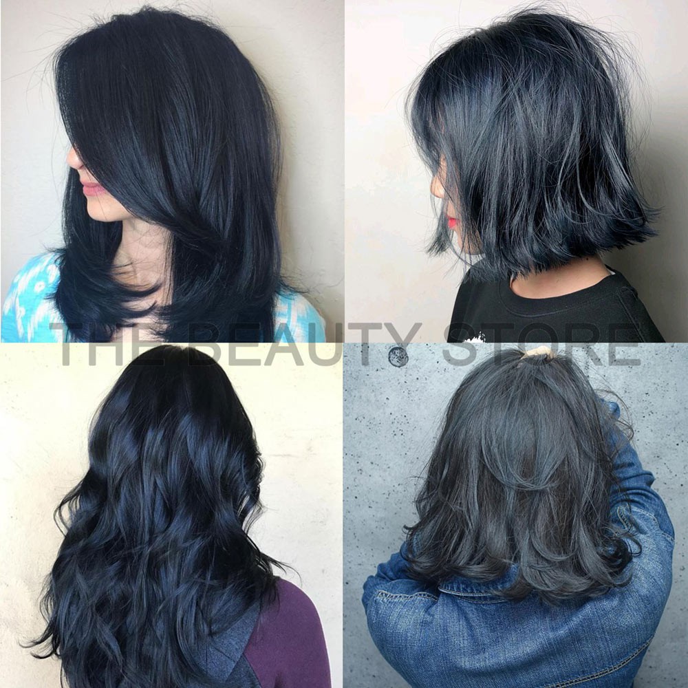 Shop Malaysia Hair Color Dye Cream 22 88 Blue Black 100ml Pewarna Rambut Shopee Singapore