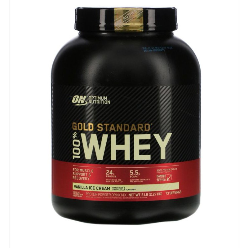 Shop Malaysia On Gold Standard Whey 5lbs Optimum Nutrition Whey Protein Powder Lean Muscle Solid Body Shopee Singapore