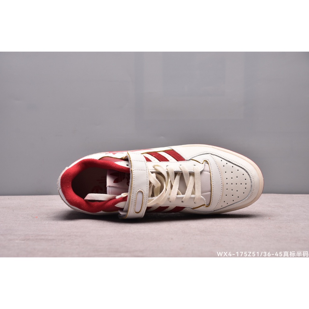 Ready stock Adidas5133 Forum 84 low men women walking sneakers Casual shoes White Red