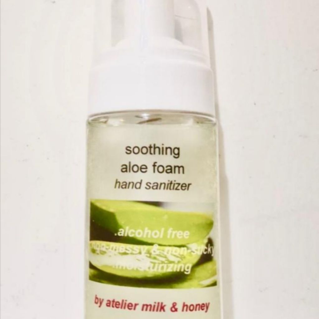 2 Bottles 100ml Aloe Vera Foam Hand Sanitiser Shopee Singapore