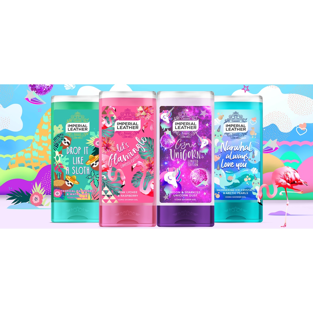 Imperial Leather Unicorn Shower Gel 400ml Limited Edition!!! Shopee