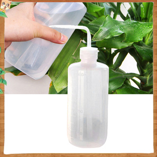 250/ 500ml Curved Mouth Diffuser Soap Wash Squirt Squeeze Bottle For Lab White