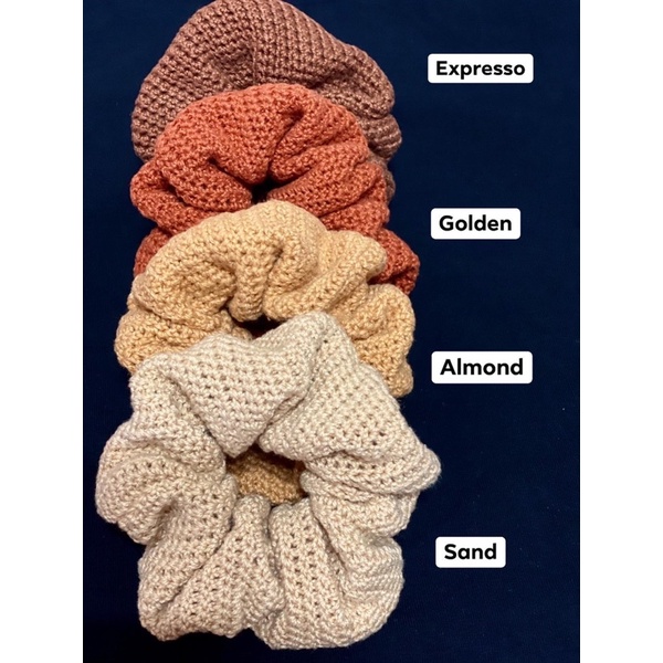 Handmade Crochet Scrunchies (Skintone) Shopee Singapore