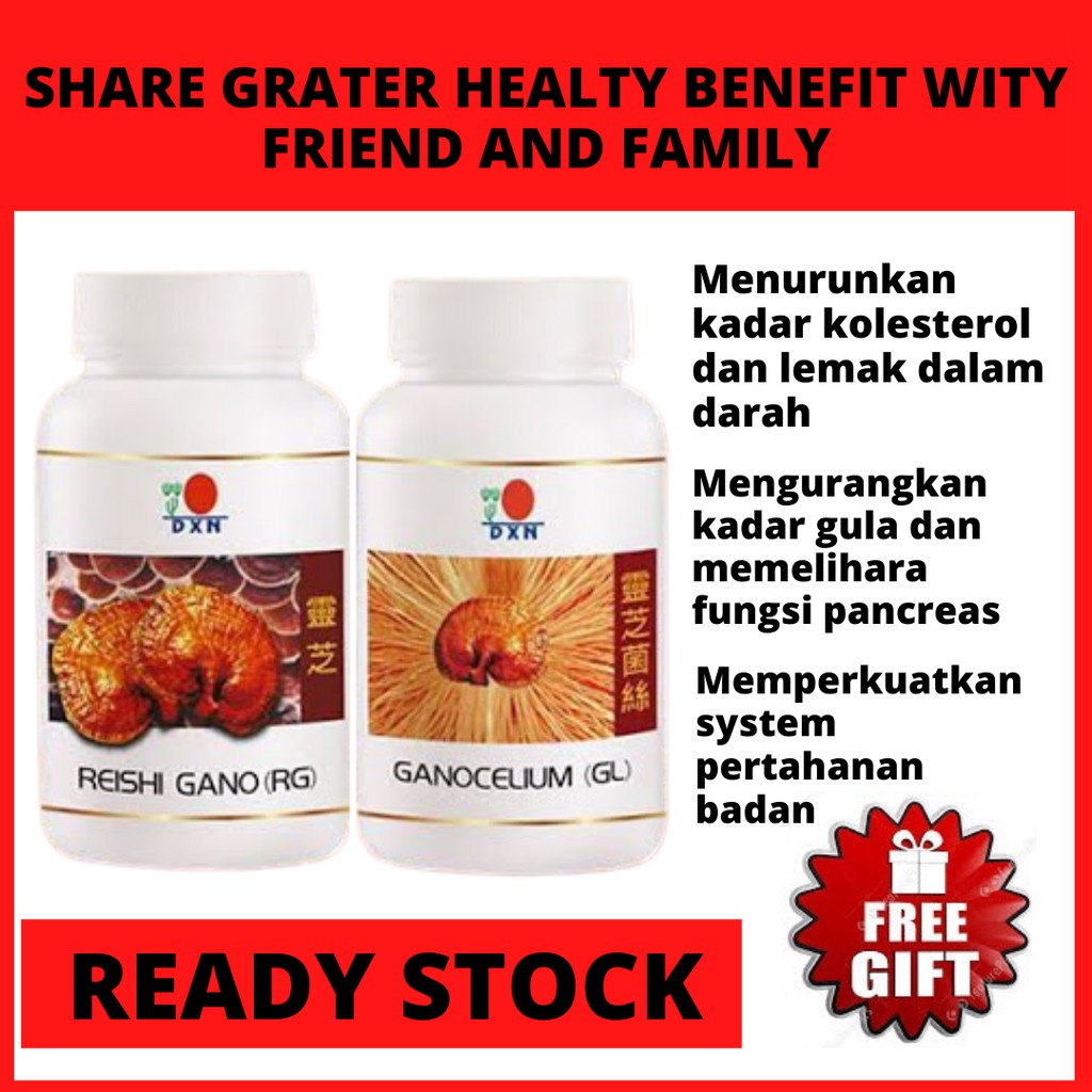 Ready Stock Dxn Ganocelium Gl Reishi Gano Rg 90 S Exp 2022 Shopee Singapore