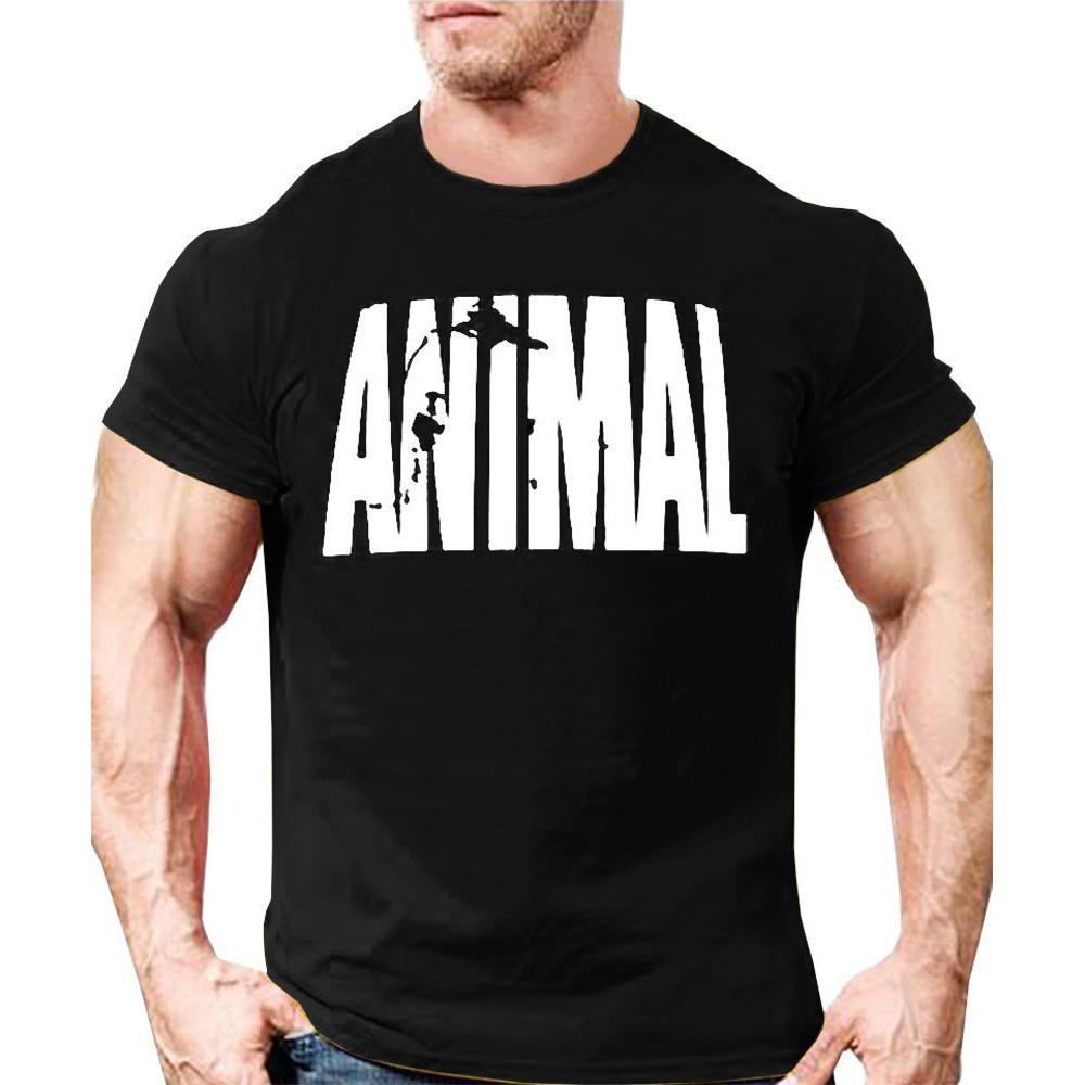 Ymost Men Animal Printed Muscle Fitness Gym Stringer T-Shirts Bodybuilding  Plus Size Classic Sportwear Father'S Day Birthday Cool Gift | Shopee  Singapore