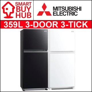 Mitsubishi Mr B46z 366l 5 Door Fridge 3 Ticks Shopee Singapore