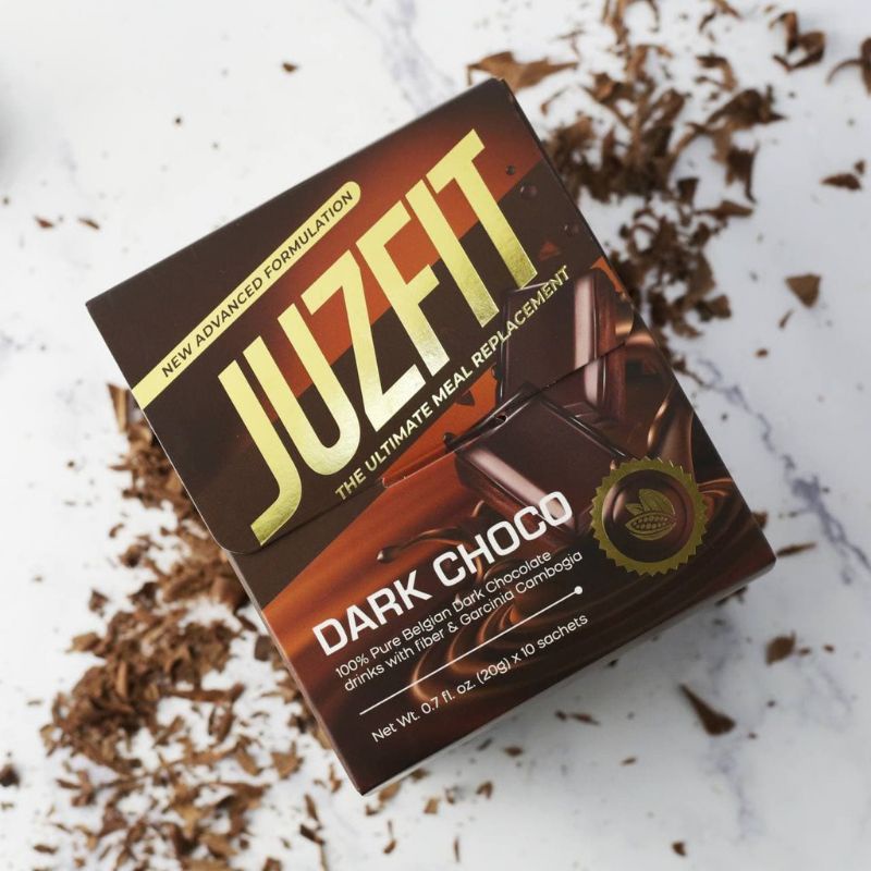 Juzfit Dark Choco 100 Original Hq Free Shaker Shopee Singapore