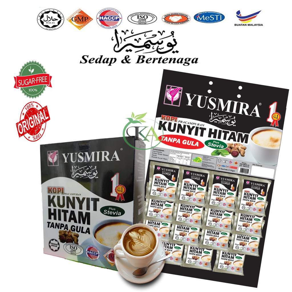 Shop Malaysia Best Buy Yusmira Coffee Black Turmeric Without Sugar New Face Shopee Singapore