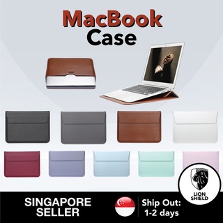 [SG] LionShield Macbook Air/Pro M2 M1 PU Leather Laptop Case(11/12/13/14/15/16 Inch) Sleeve Casing Cover