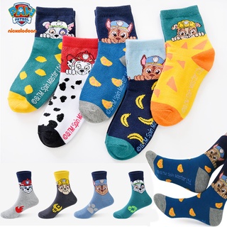 5 Pairs/ 1-12 years Kids PAW Patrol Cartoon  Socks Boys Girls Cotton Sports Socks Kids School Socks Ankle Sock Cotton Sock Casual Socks