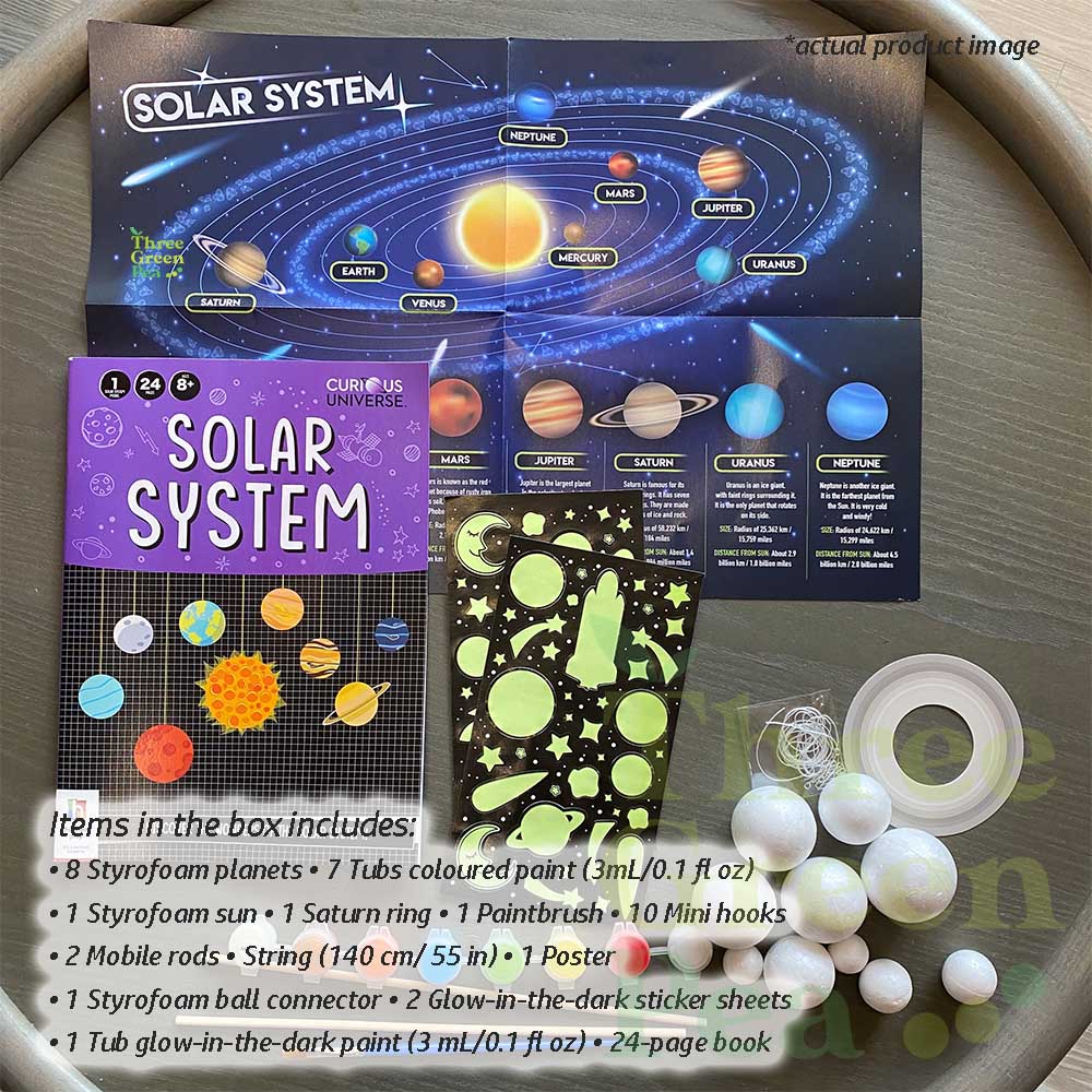 Activity Box Kit for Children - Solar System Model / Discover Electricity / Making Machines | Suitable for Age 8+ [B6-2]