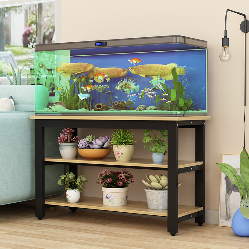 Fish Tank Rack Steel Wood Aquarium Base Turtle Tank Rack Metal Base Fish Tank