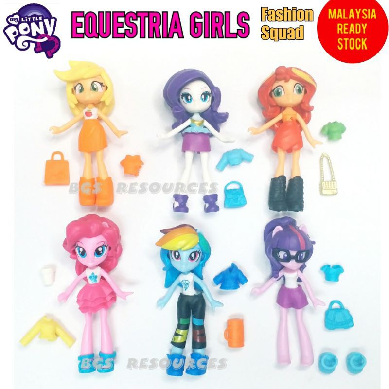 New! My Little Pony Twilight Sparkle & Fluttershy Fashion Squad Figure Set 