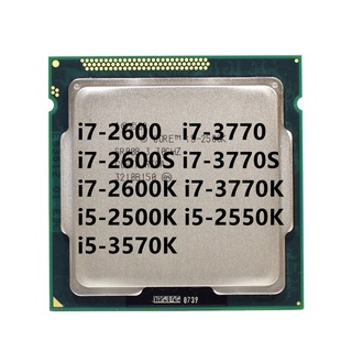 i7-2600 i7-3770 i7-2600S i7-3770S i7-2600K i7-3770K i5-2500K i5-2550K i5-3570K Quad Core LGA 1155 CPU Processor