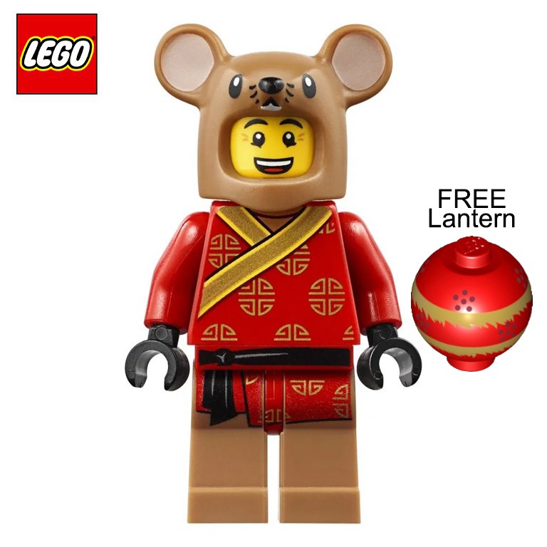 NEW LEGO Chinese Year of the Rat GENUINE Minifigure 80104 Mouse Mini Figure 