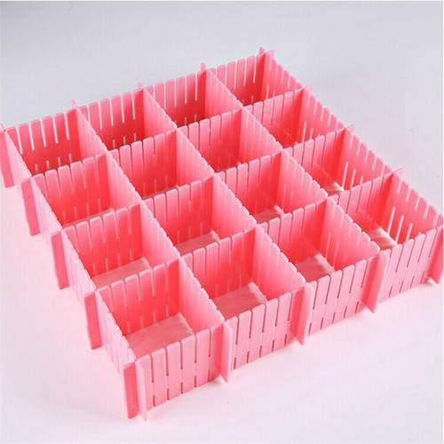 Diy Thickened Storage Partitions 4 Slices 4 Slices Drawer Divider