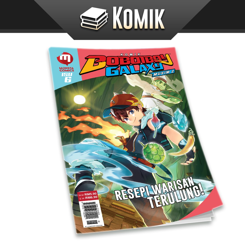 Boboiboy Galaxy Season Comics 2 Issue 6 Rolling Warehouse Resipi Shopee Singapore