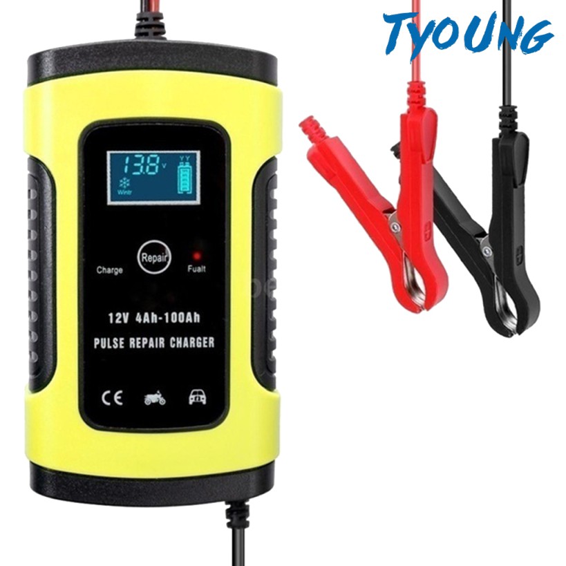 [TYOUNG] 5A 12V Car Motorcycle Jump Starter Booster Portable LCD Battery Charger Power
