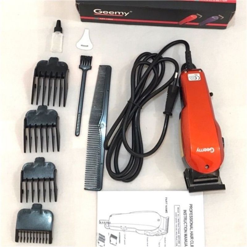 Gemei Gm 1005 Professional Hair Clipper Beard Trimmer Shopee Singapore