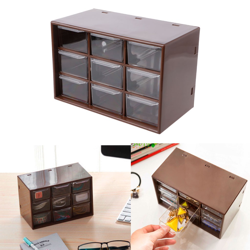 9 Drawer Plastic Storage Cabinet Storage Box Shopee Singapore