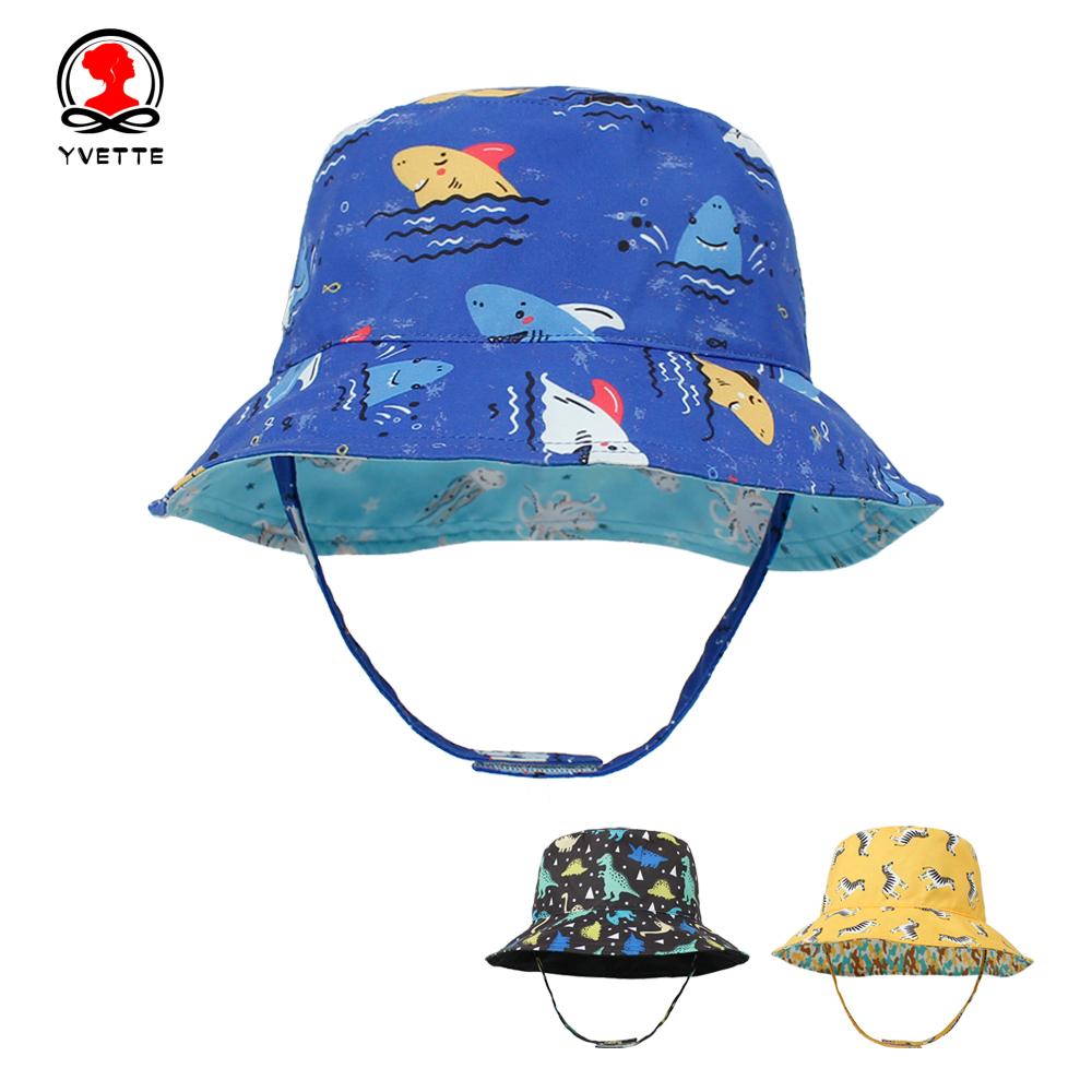 Baby Sun Hat Toddler Baby Girl Hats UPF 50 Summer Kids Beach Wide Brim Bucket Caps 