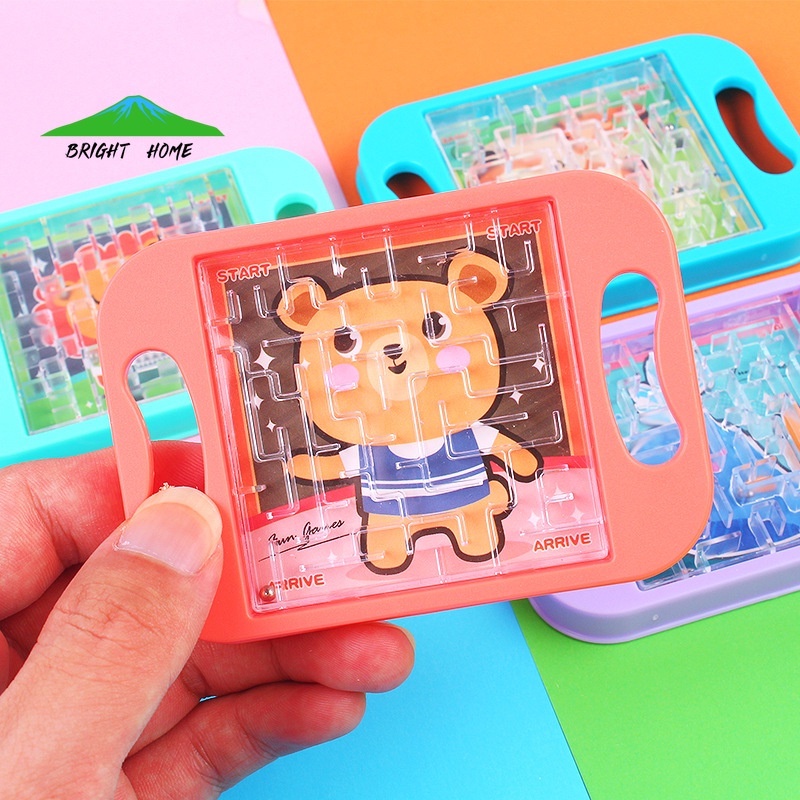 Bright Home Child Balance Ball Board Palm Game Track Maze Flat Ball