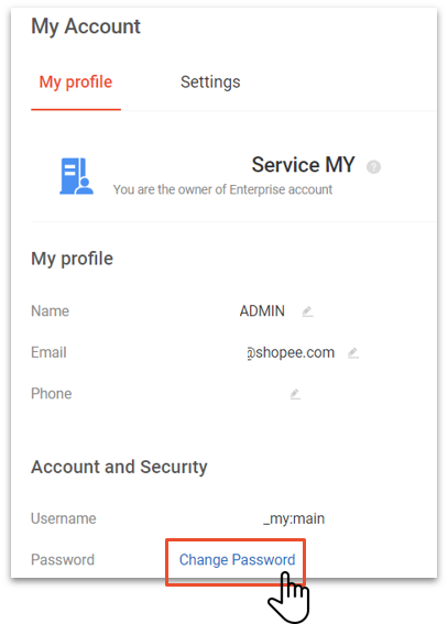 Sub Account Changing Or Forgotten Password In Sub Account Platform Shopee My Seller Education Hub