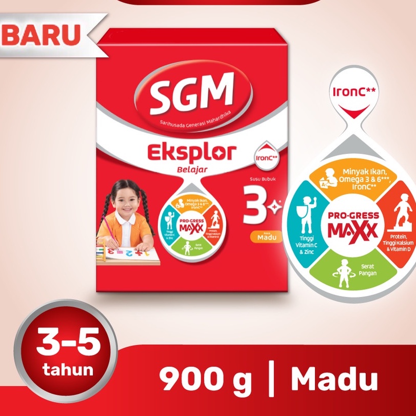 Sgm Exploration 3 Plus Milk Growth Milk 3-5 Yrs 900g | Shopee Singapore