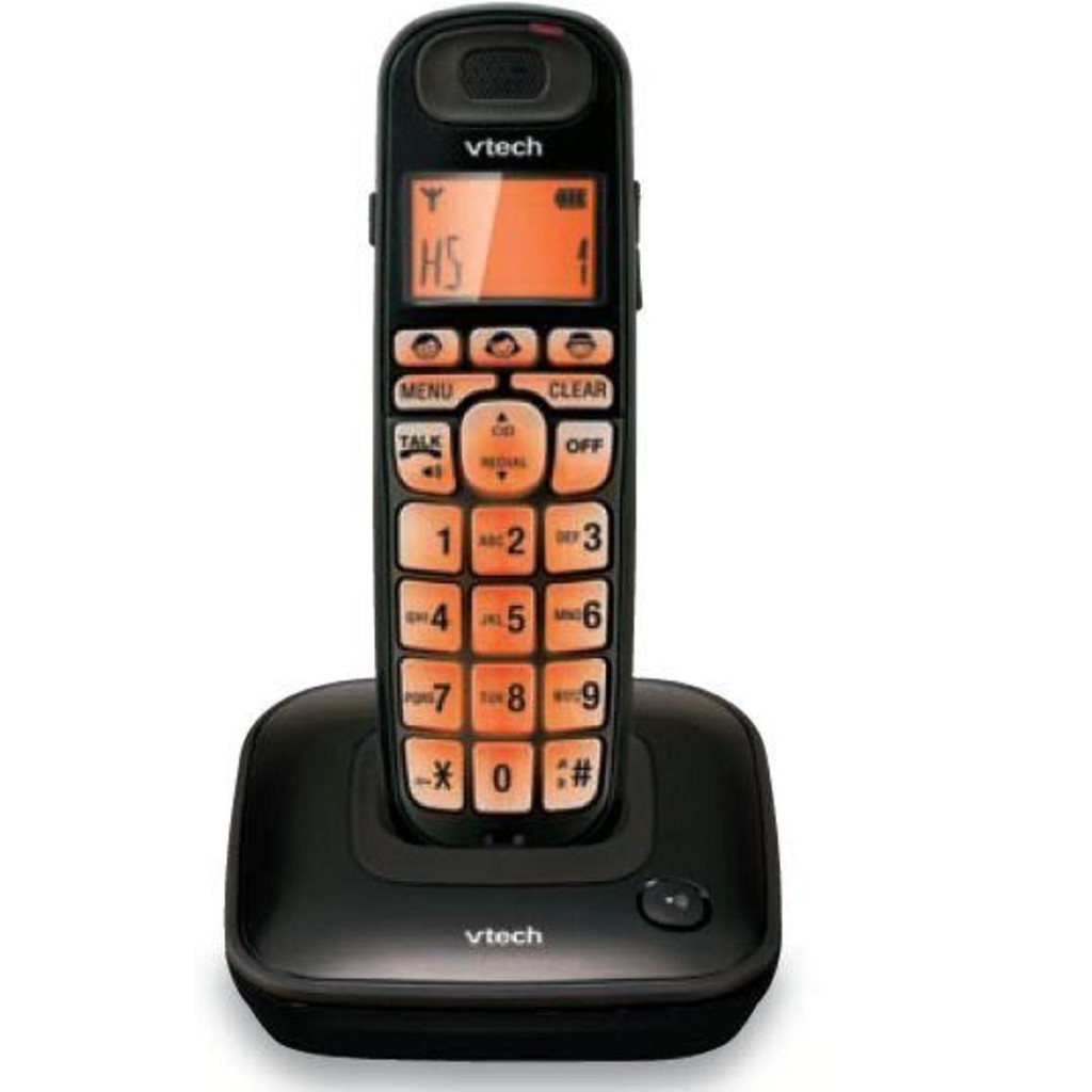 VTECH VT1091 Digital Cordless Phone with Big Buttons and Volume Booster