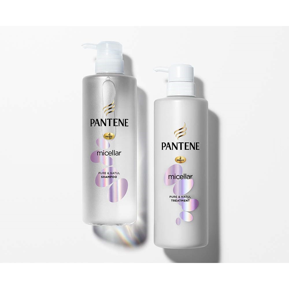 Pantene Miceller Pure Natural Charcoal Shampoo Treatment Set