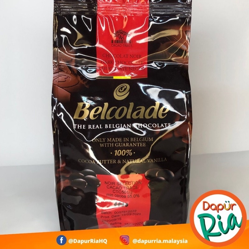 Shop Malaysia Belcolade Dark Chocolate 1kg Shopee Singapore