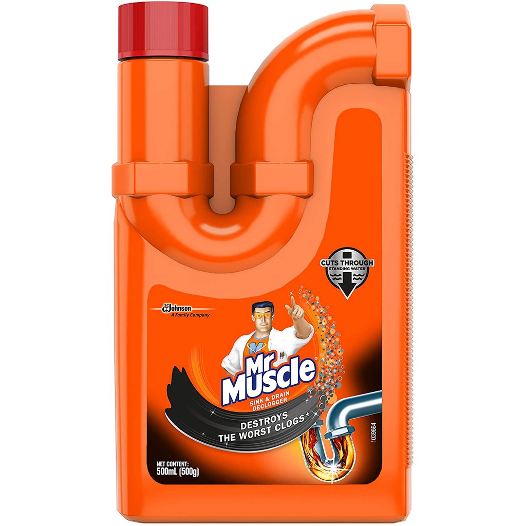 Mr Muscle Drain Declogger 500ml Shopee Singapore