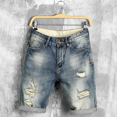 grey jeans shorts mens