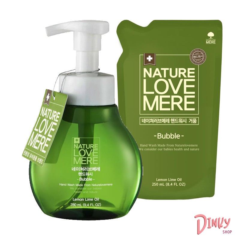 Nature Love Mere Bubble Hand Wash Moisturizing foaming soap for
