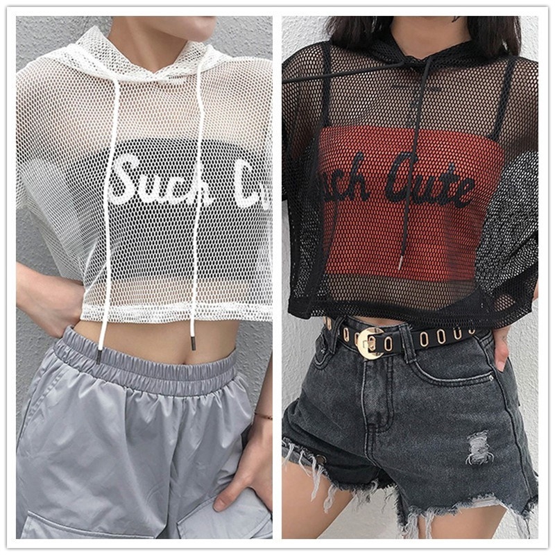 sheer mesh tank top