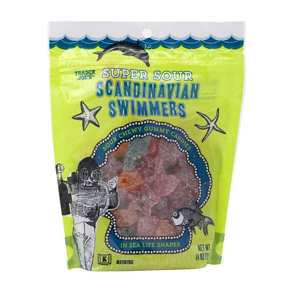[Trader Joe's] Super Sour Scandinavian Swimmers Sour Chewy Gummy