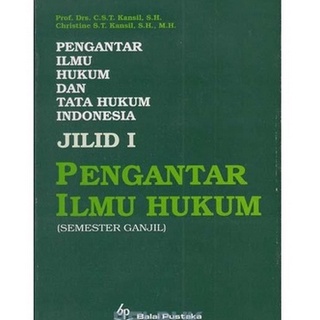 Introduction To Legal Science And INDONESIA Law Proction To Law Science) (GANJIL Semeester) 01