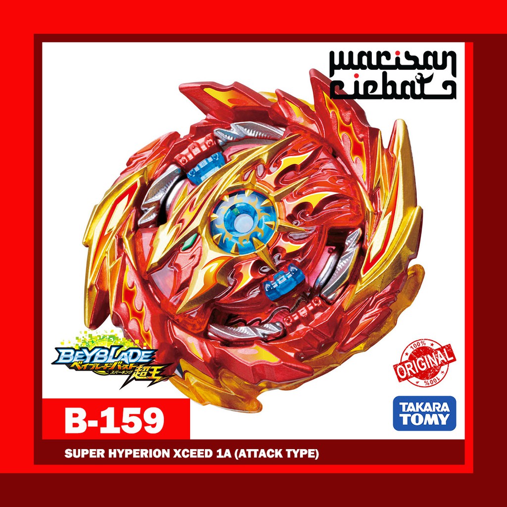 BEYBLADE BURST SUPERKING B-159 SUPER HYPERION XCEED 1A | Shopee Singapore