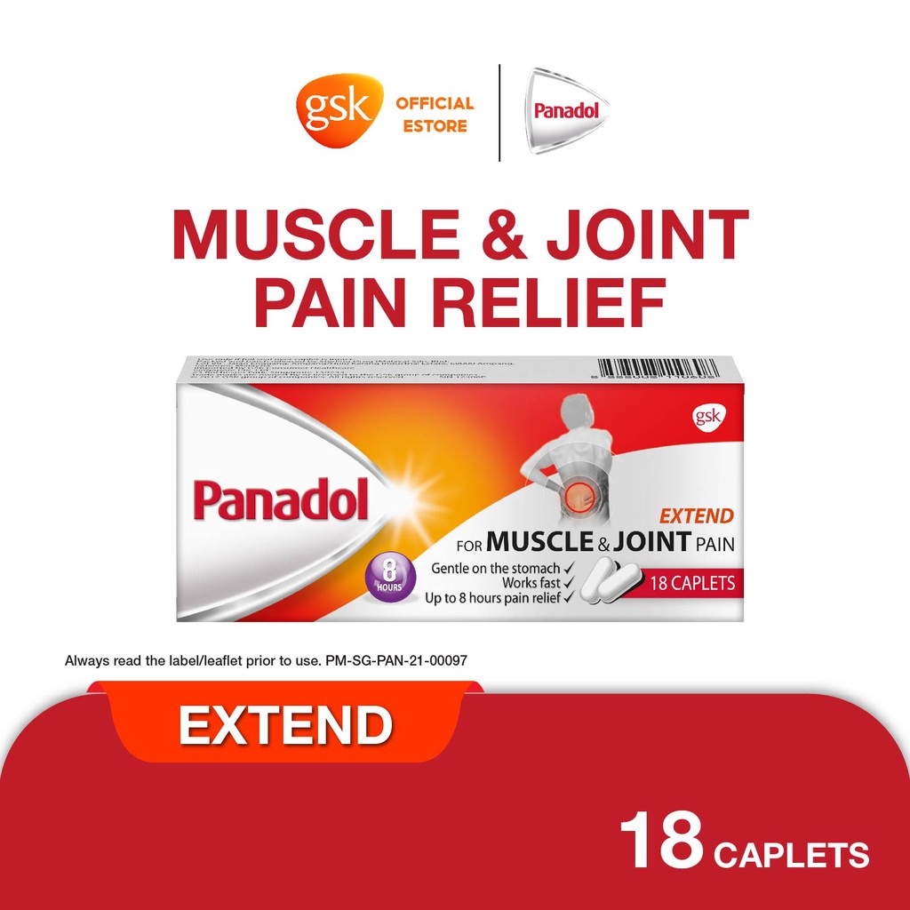 PANADOL Extend, Paracetamol for Long Lasting Pain Relief, Back Pain