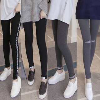 Image of READY STOCK Women Cotton Leggings Pants Super Soft Elastic High Waisted Sprots Pants