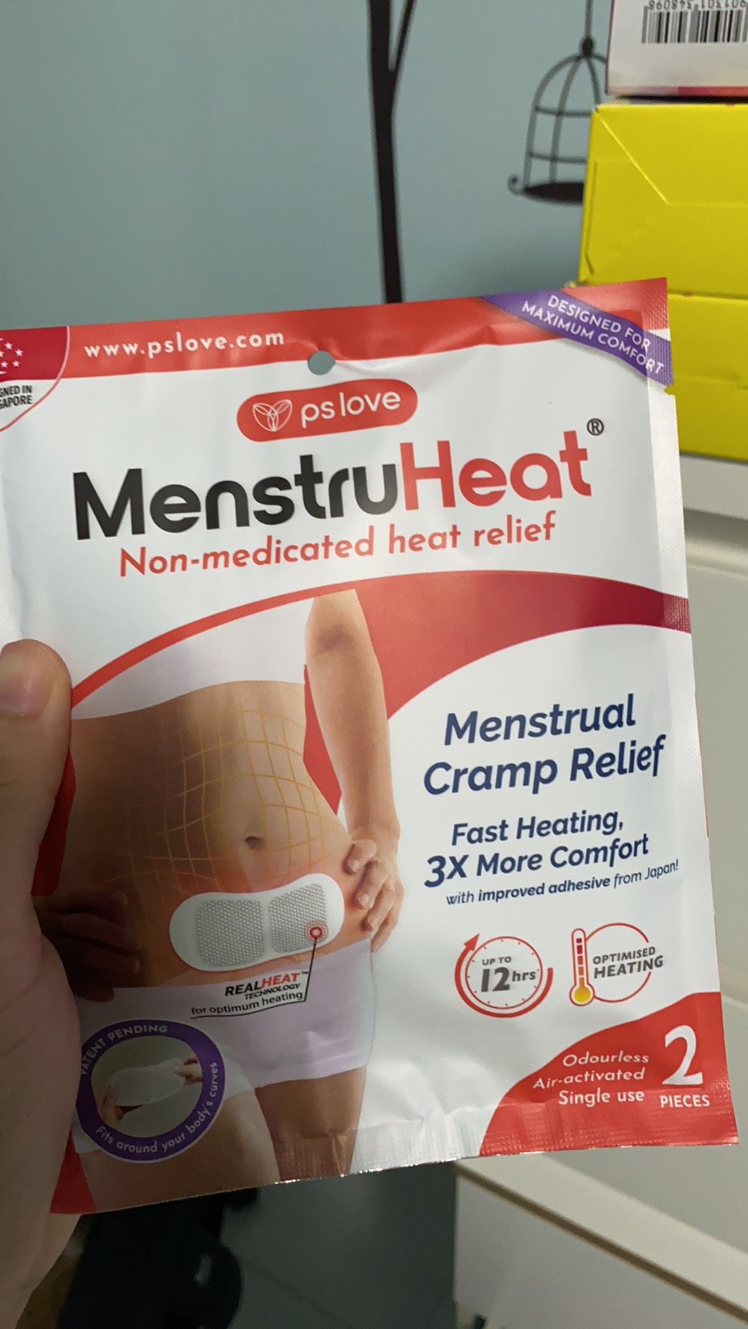 Pslove MenstruHeat Period Pain Relief Menstrual Heat Pad 100 Drug