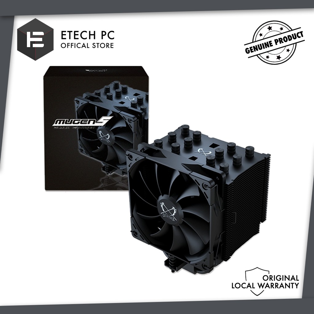 Scythe Mugen 5 Rev B Cpu Cooler Scmg 5100 Scmg 5100be Shopee Singapore