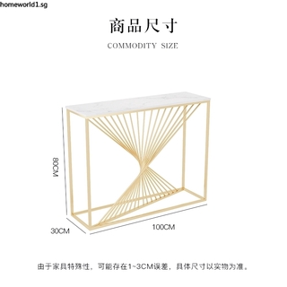 READY STOCK Hallway table console table nordic marble table entrance table wall table side table #8