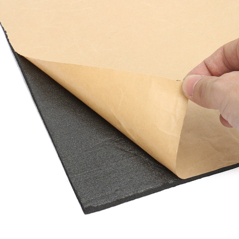 Self Adhesive Soundproof Cotton Rubber 30*50cm Deadening Insulation Durable 