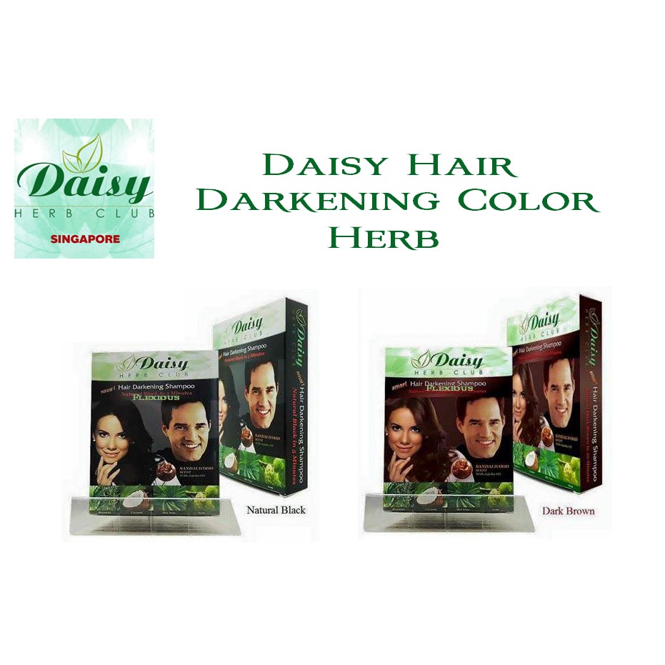Daisy Hair Darkening Shampoo 25ml (single box)(black / brown) (No