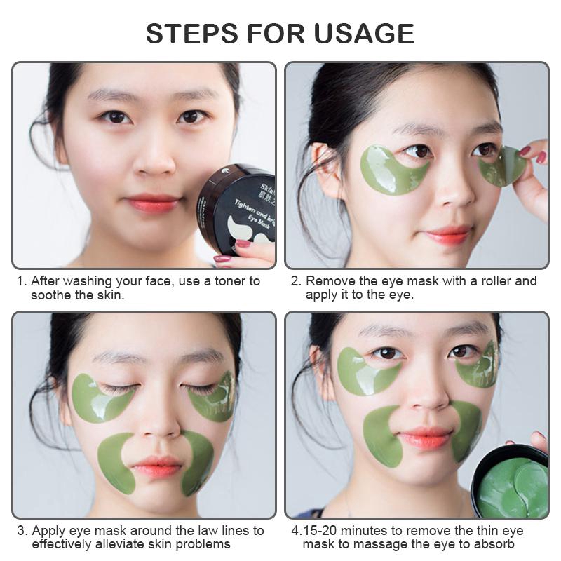 how to apply eye mask