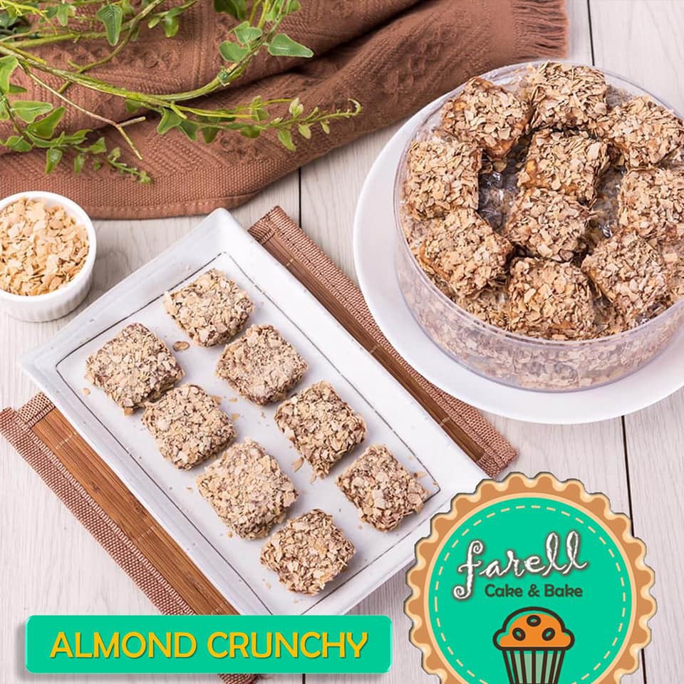 Ready Stock Almond Crunchy Eating Break Biskut Kuih Raya Viral 2021 Shopee Singapore