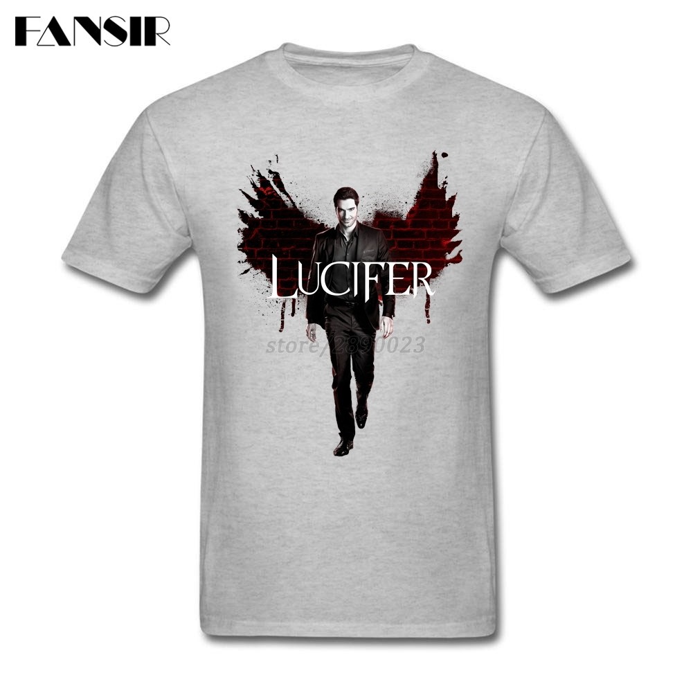 Tv Show Lucifer Top Designing Shirts Men Boy Custom Men Tshirts Family Tops Tee Shopee Singapore - roblox lucifer shirt